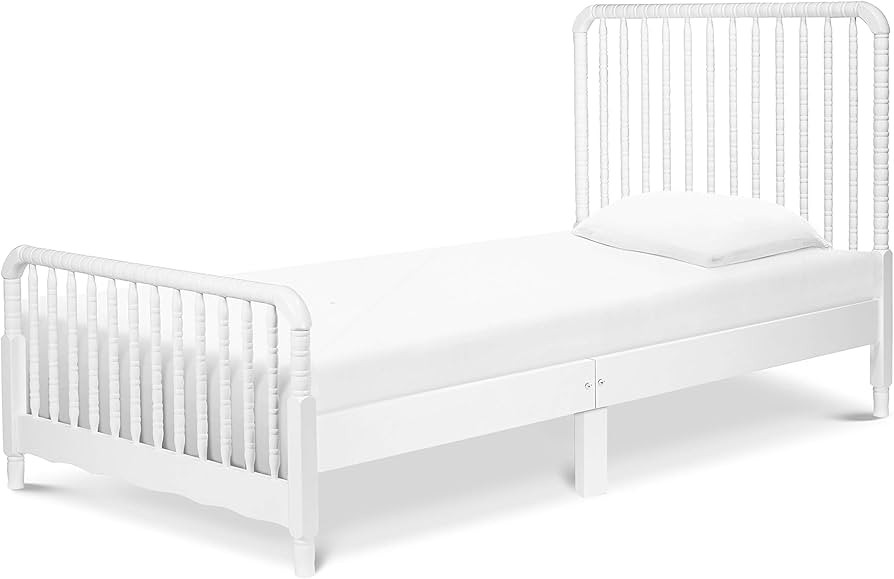DaVinci Jenny Lind Twin-Bed with Wood Spindle Posts in White-Mattress Support Slats Included | Amazon (US)