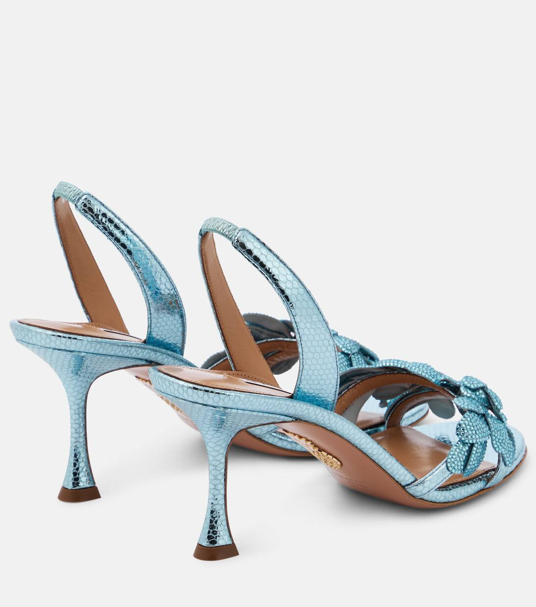 Galactic Flower 75 leather sandals | Mytheresa (US/CA)