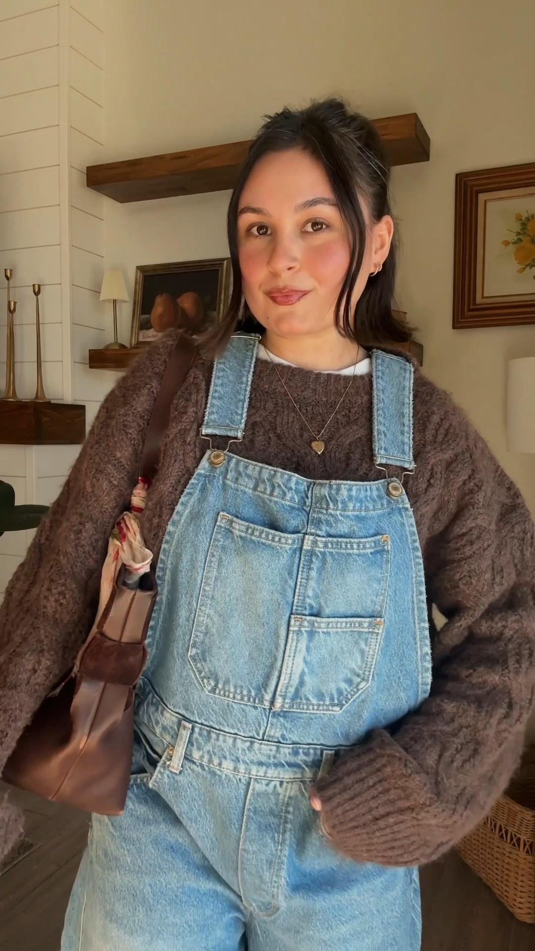 Overalls & sweaters >

Overalls: M (regular length)
Sweater: L (for oversized fit)
Shows: 8 (tts)

#LTKU #LTKootd #LTKSeasonal