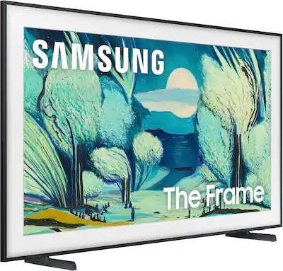 Samsung - 55” Class LS03FA The Frame Series QLED 4K UHD Art Mode SamsungVision AI Smart TV w/ Wall Mount (2025) | Best Buy U.S.
