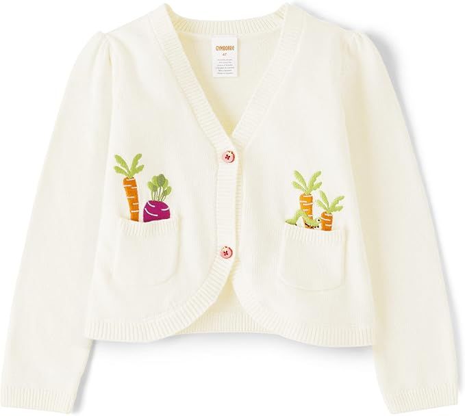 Gymboree Girls' and Toddler Long Sleeve Cardigan Sweaters Seasonal | Amazon (US)