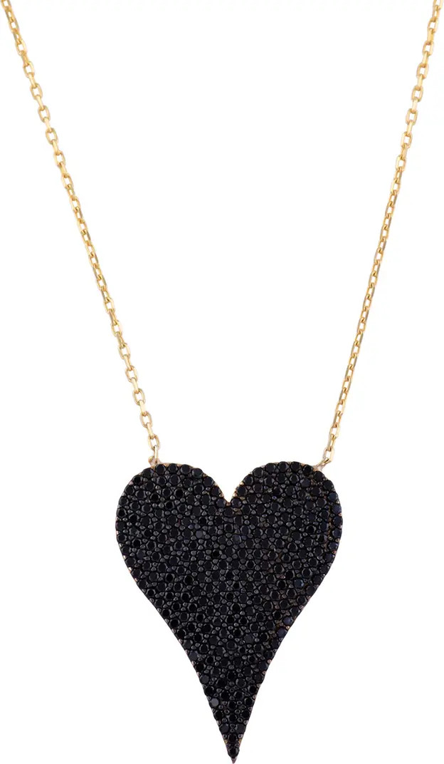 Pavé Heart Pendant Necklace | Nordstrom