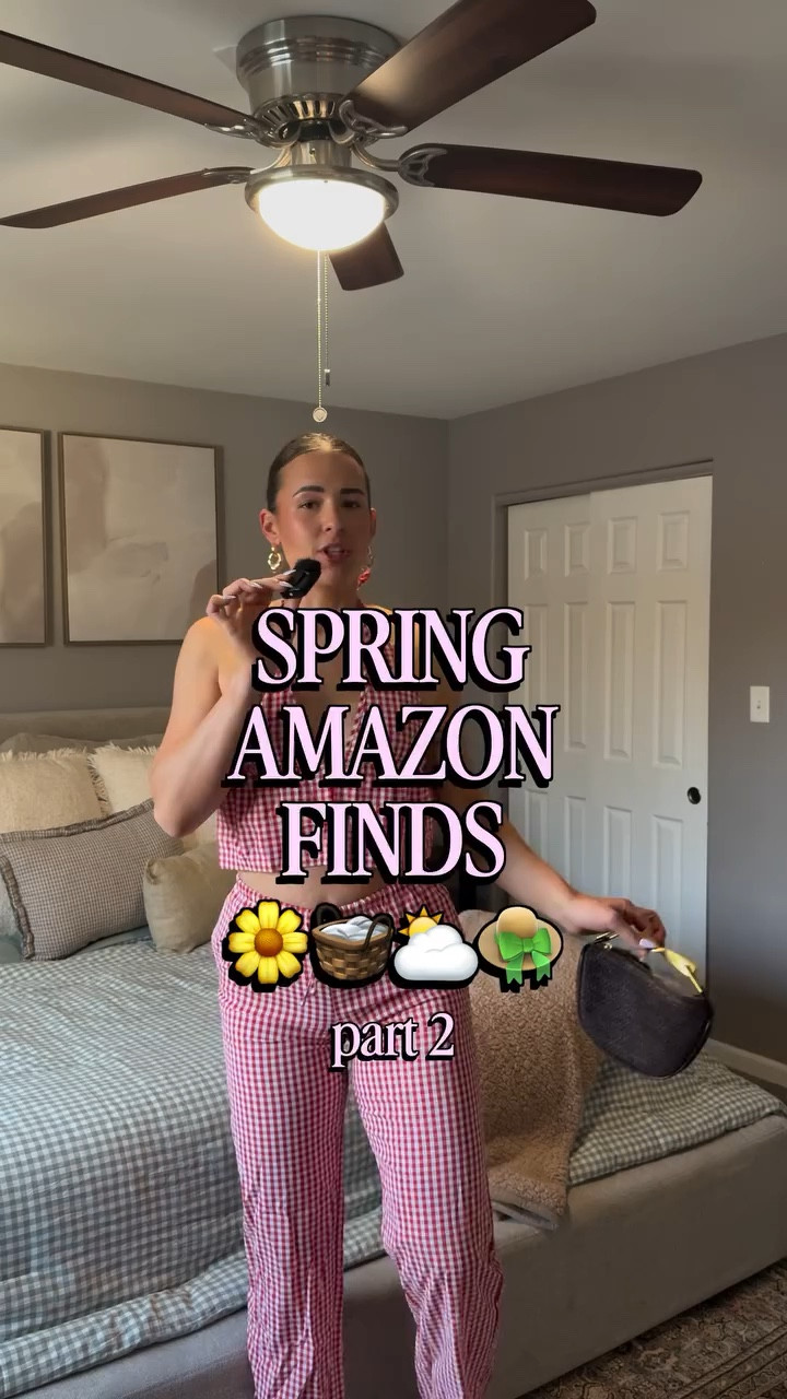 welcome to part TWO of my mini spring haul 👒

#Amazon #springfashion #afforablefashion gingham