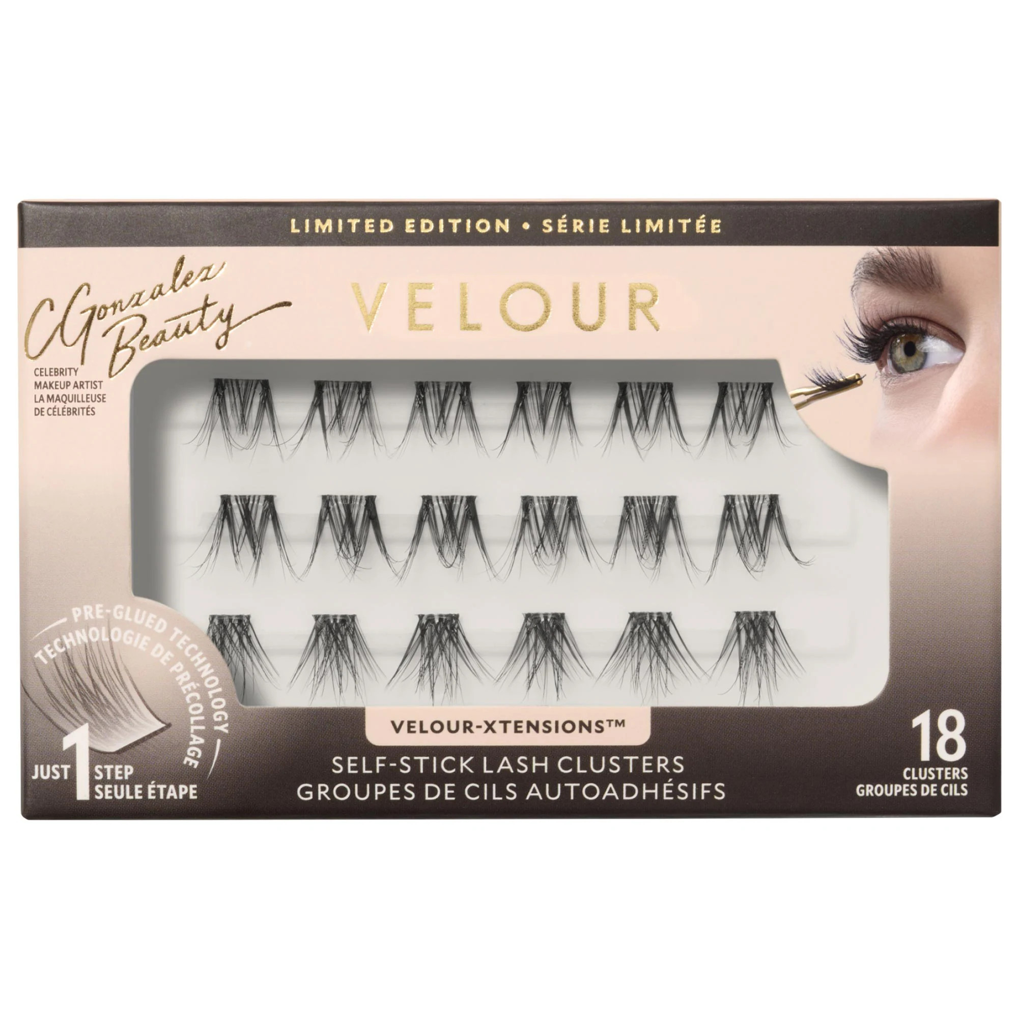 Velour Lashes Velour x C Gonzalez Beauty Self-Stick Lash Clusters null | Sephora (US)
