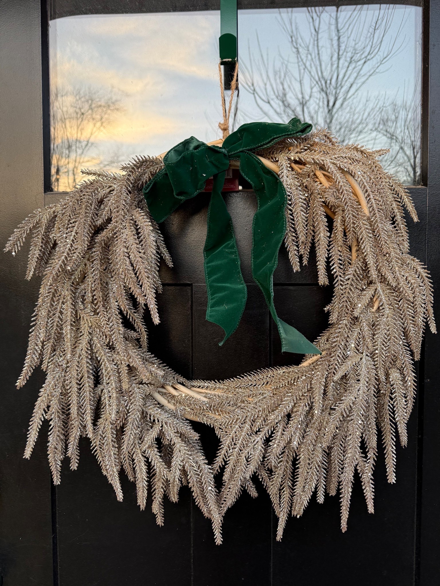 Pictures don’t do justice . Walked into Kohls for a pick up and this stopped my in my tracks . Obsessed with my new wreath it twinkles in the light with all the sparkles . 


Best part for anyone else it’s now on sale for under $20 😅😩! 

#LTKSeasonal #LTKHome #LTKHoliday