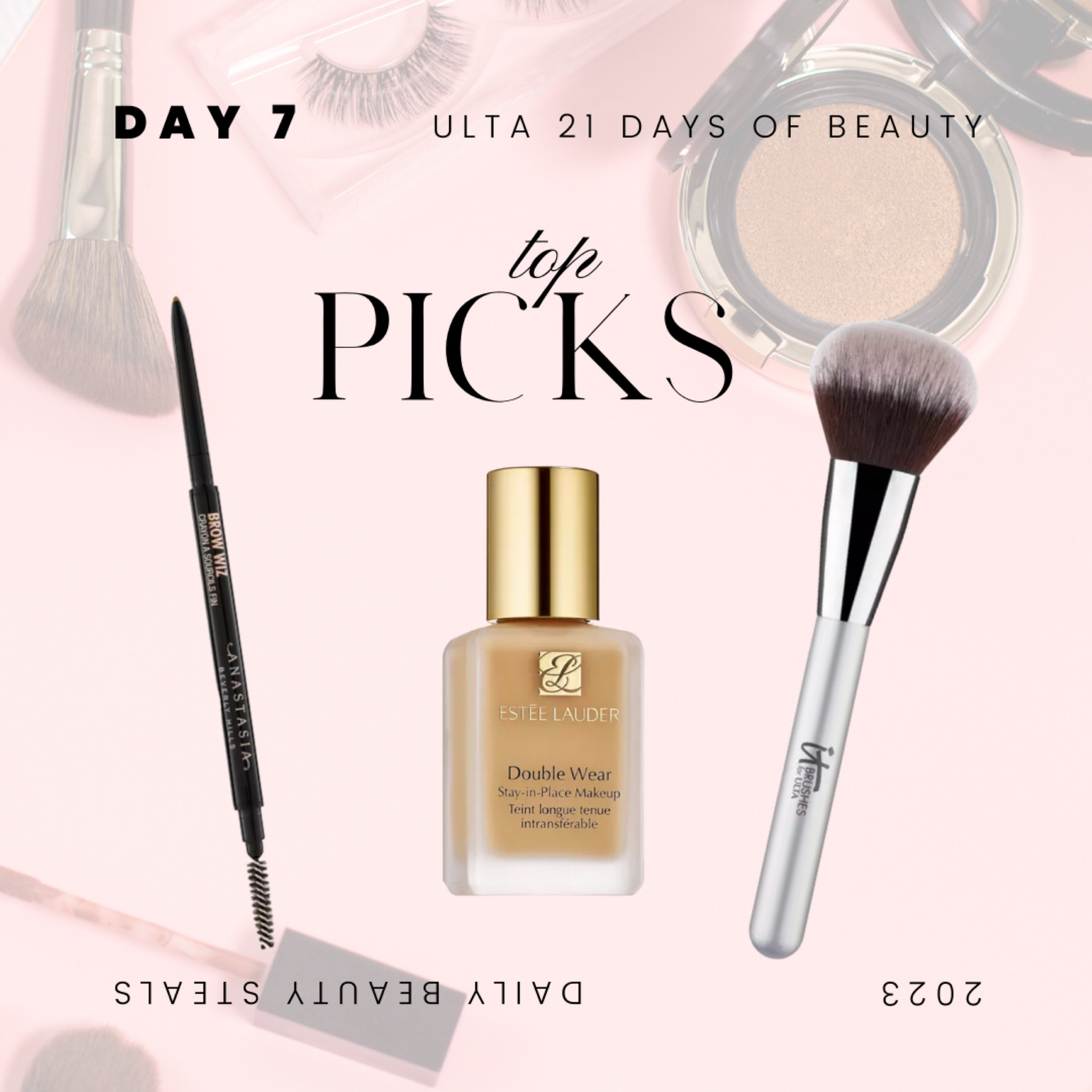 The Estée Lauder double wear foundation is Americas #1 foundation for a reason! Todays steals might be my favorite yet. Make sure you grab the ItCosmetics brushes (they are fab) & my favorite brow wiz by ABH!! 

#LTKsalealert #LTKbeauty #LTKSeasonal