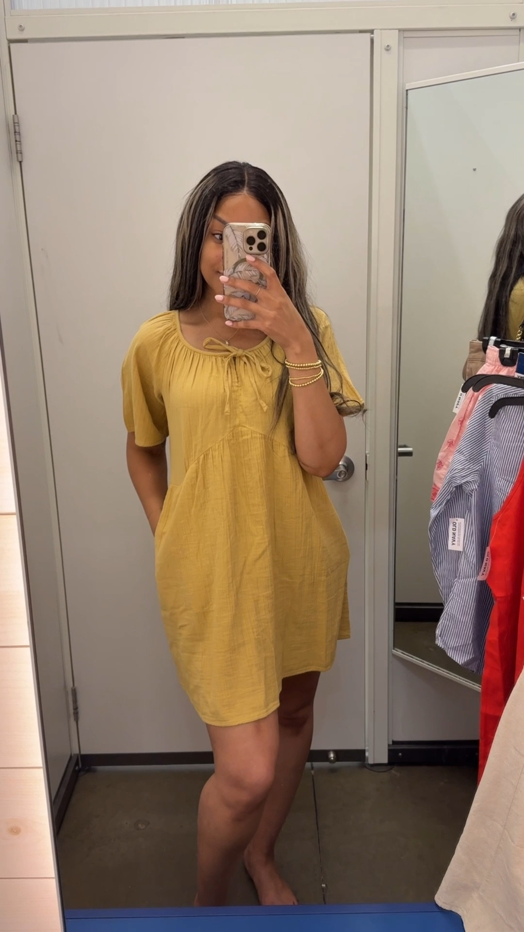 Easy crinkle swing mini dress from Old Navy 💛 50% off everything ends tomorrow  !

Old navy finds affordable fashion dress pockets yellow gauze casual spring summer oversized flutter sleeve

#LTKSaleAlert