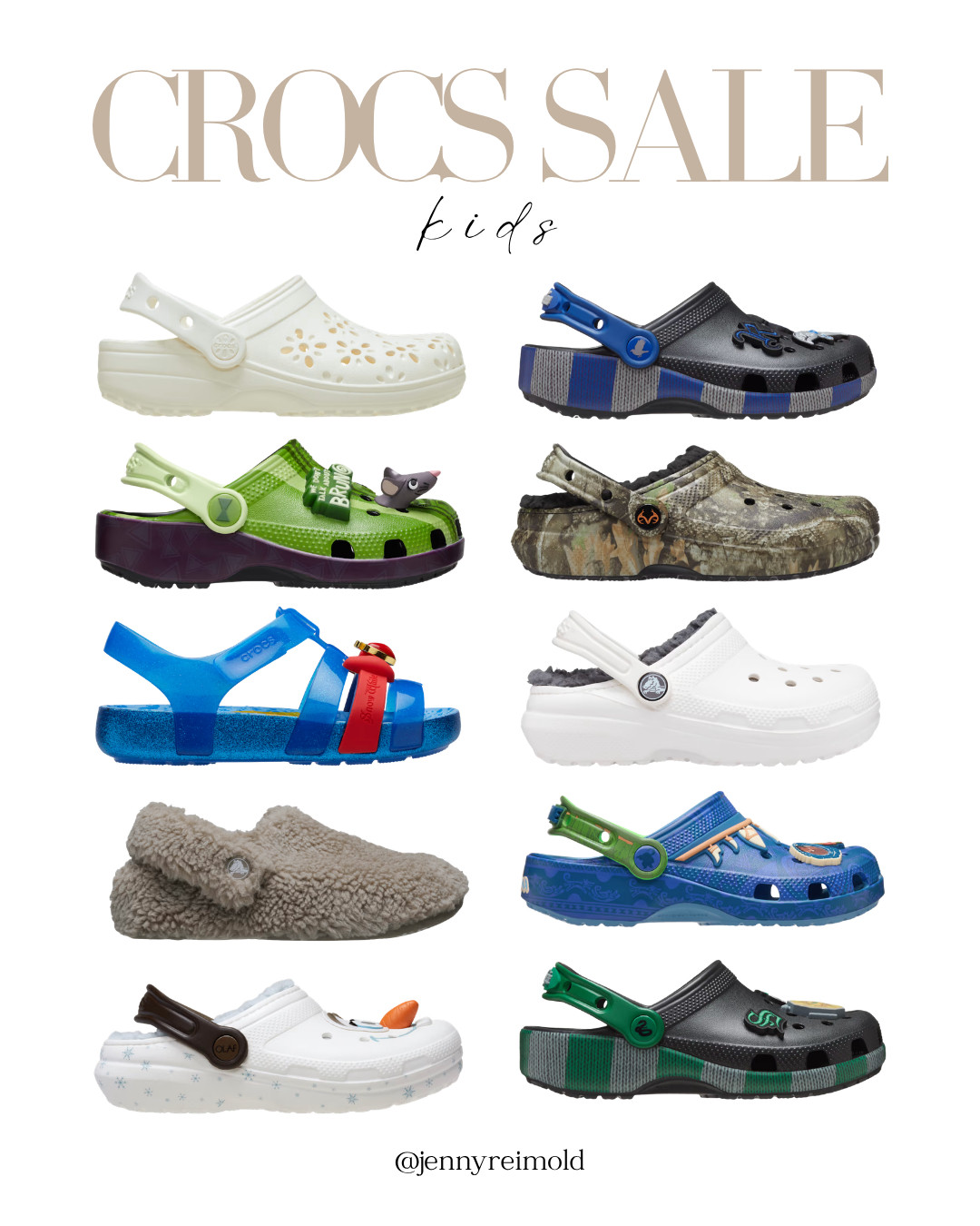 Get up to 40% off all styles of Crocs right now! So many popular kids styles including Harry Potter themed, Moana, Encanto and more. 

 #LTKSaleAlert #LTKKids