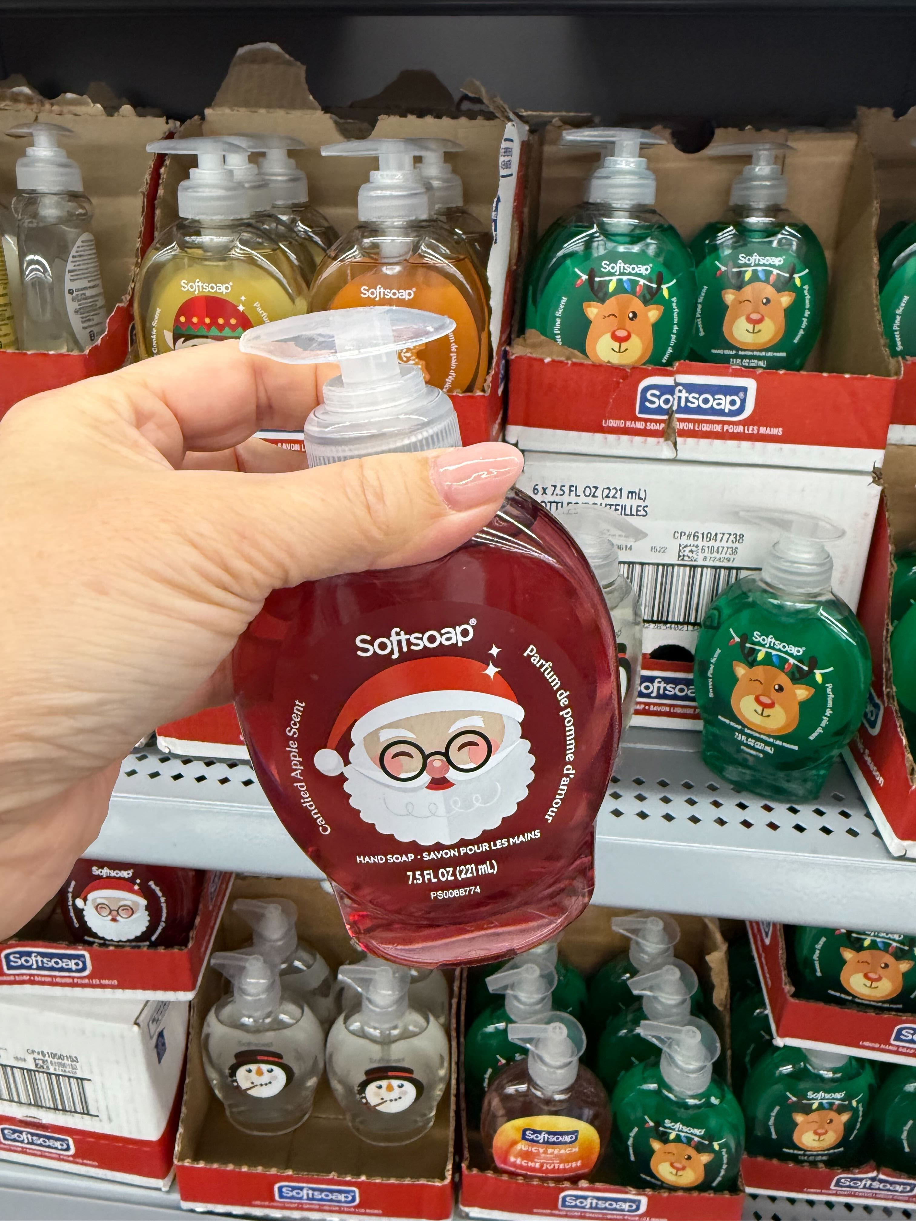 $1 holiday softsoap!  

 