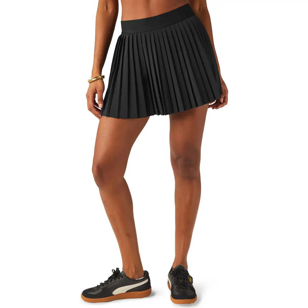 Beyond Yoga If You Pleats Miniskort in True Black at Nordstrom Rack, Size X-Large | Nordstrom Rack