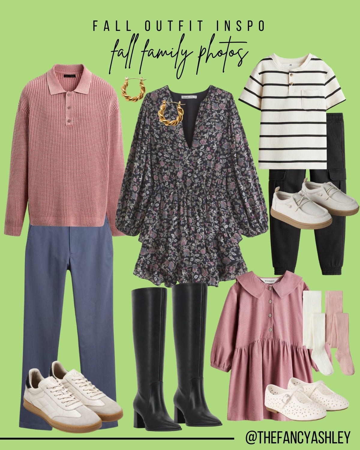 Fall outfit inspo for fall family photos! It's that time again for fall family photos, and I'm taking all the hard work out of it with some cute style inspo for the fam. Love a good pink situation and the floral mini is so good with boots - fall perfection!

#LTKStyleTip #LTKSeasonal