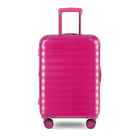iFLY Fibertech 3.0 20" Harside Carry-on Suitcase – Expandable Spinner Luggage for Travel, Very Berry | Walmart (US)