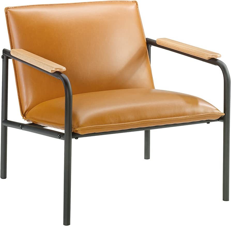 Sauder Boulevard Café Lounge Chair, Metal Camel finish | Amazon (US)