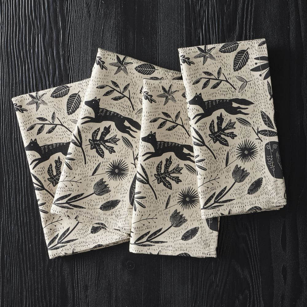 Scandi Folk Cotton Napkin Sets | West Elm (US)