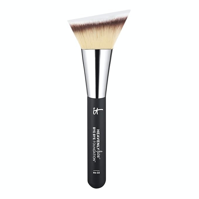 IT Cosmetics Heavenly Luxe Bye Bye Foundation Brush #22 - Unique, Triangle-Shaped Brush Head for ... | Amazon (US)