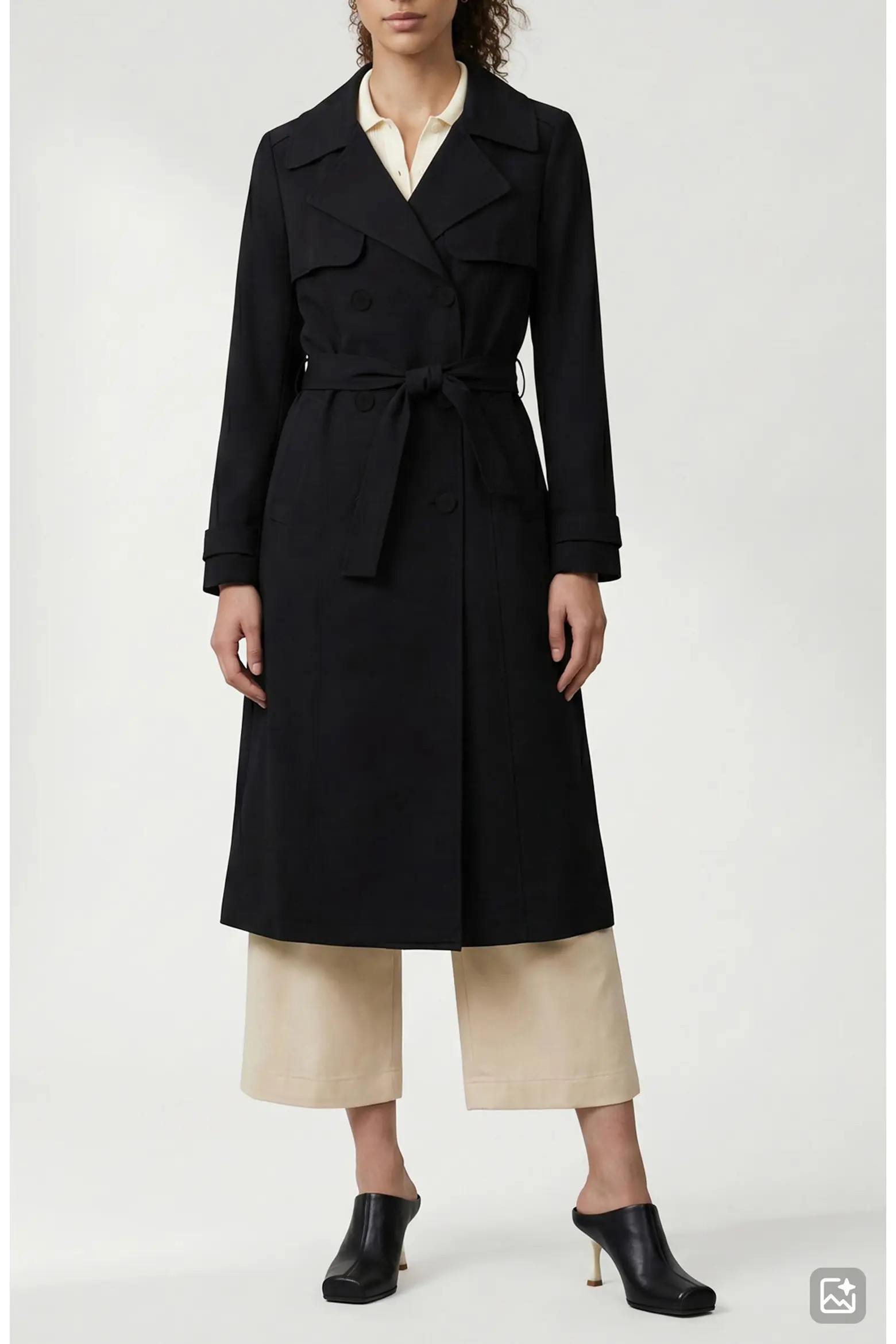 Evelin Tie Waist Water Repellent Coat (Women) | Nordstrom | Nordstrom