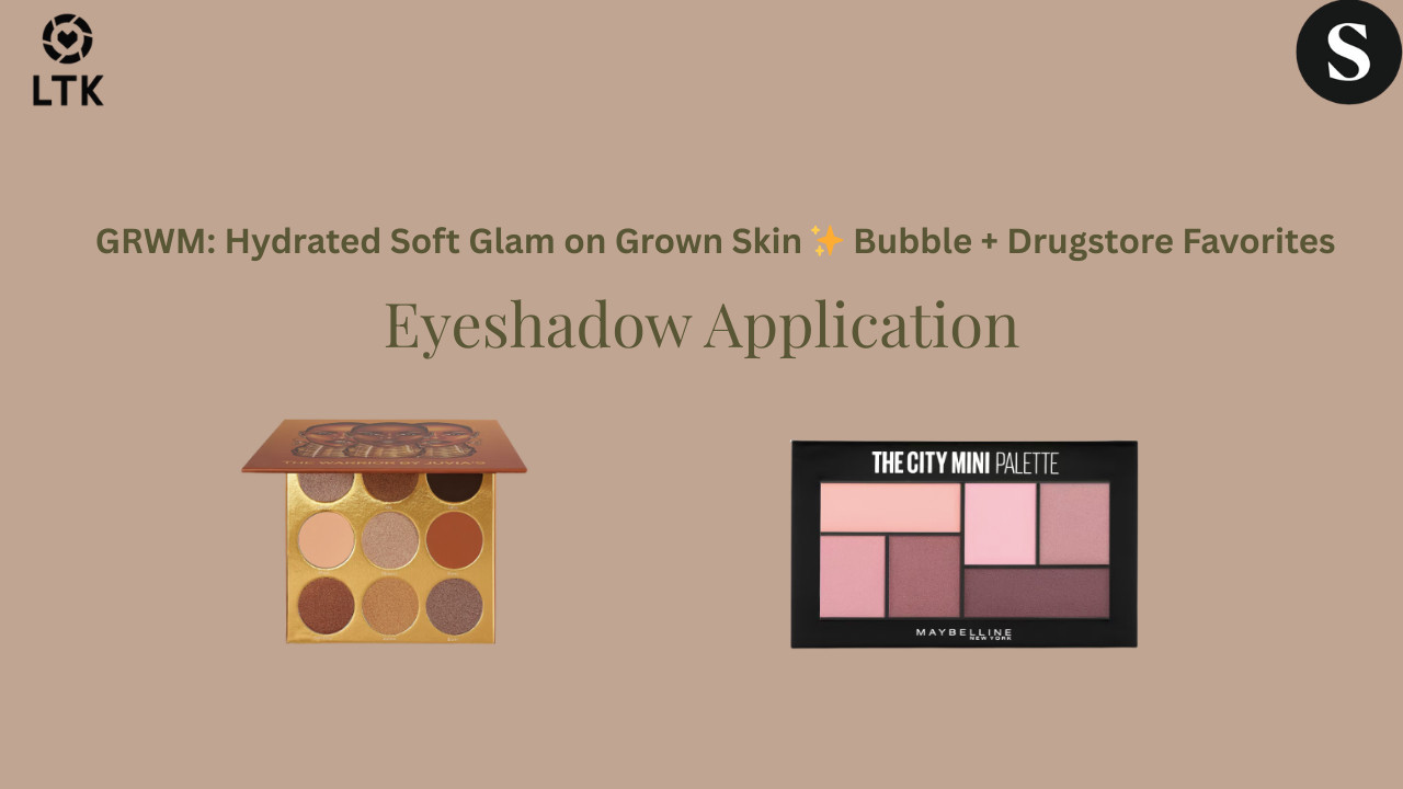 GRWM: Hydrated Soft Glam on Grown Skin ✨ Bubble + Drugstore Favorites

Get ready with me while I prep my skin and do a soft, hydrated glam using Bubble skincare, drugstore staples, and a few holy-grail extras. This GRWM is all about glowing, comfortable skin and makeup that works for grown, melanin-rich skin.
No rushing. No overdoing it. Just Joyce, hydration, and soft glam that feels good.
🛍️ Everything I used is linked in my ShopMy & LTK.


ShopMy:
https://shopmy.us/shop/collections/3567157


LTK:
https://liketk.it/5Mk8O


This GRWM features barrier-supporting skincare and hydrating makeup for a smooth, radiant finish. Bubble products prep the skin with ceramides, hyaluronic acid, and peptides, followed by complexion, eye, and lip products that enhance natural beauty with glow, warmth, and definition.


#GRWM
#GetReadyWithMe
#Over50Beauty
#HydratedGlam
#SoftGlam
#MelaninBeauty
#BubbleSkincare
#DrugstoreMakeup
#GrownWomanEnergy
#BeautyShorts


GRWM makeup, get ready with me over 50, hydrated glam makeup, soft glam GRWM, melanin makeup routine, Bubble skincare GRWM, drugstore makeup GRWM, grown woman beauty, everyday glam GRWM, Joyce Michelle Official
 

 #LTKgrwm #LTKOver40 #LTKBeauty