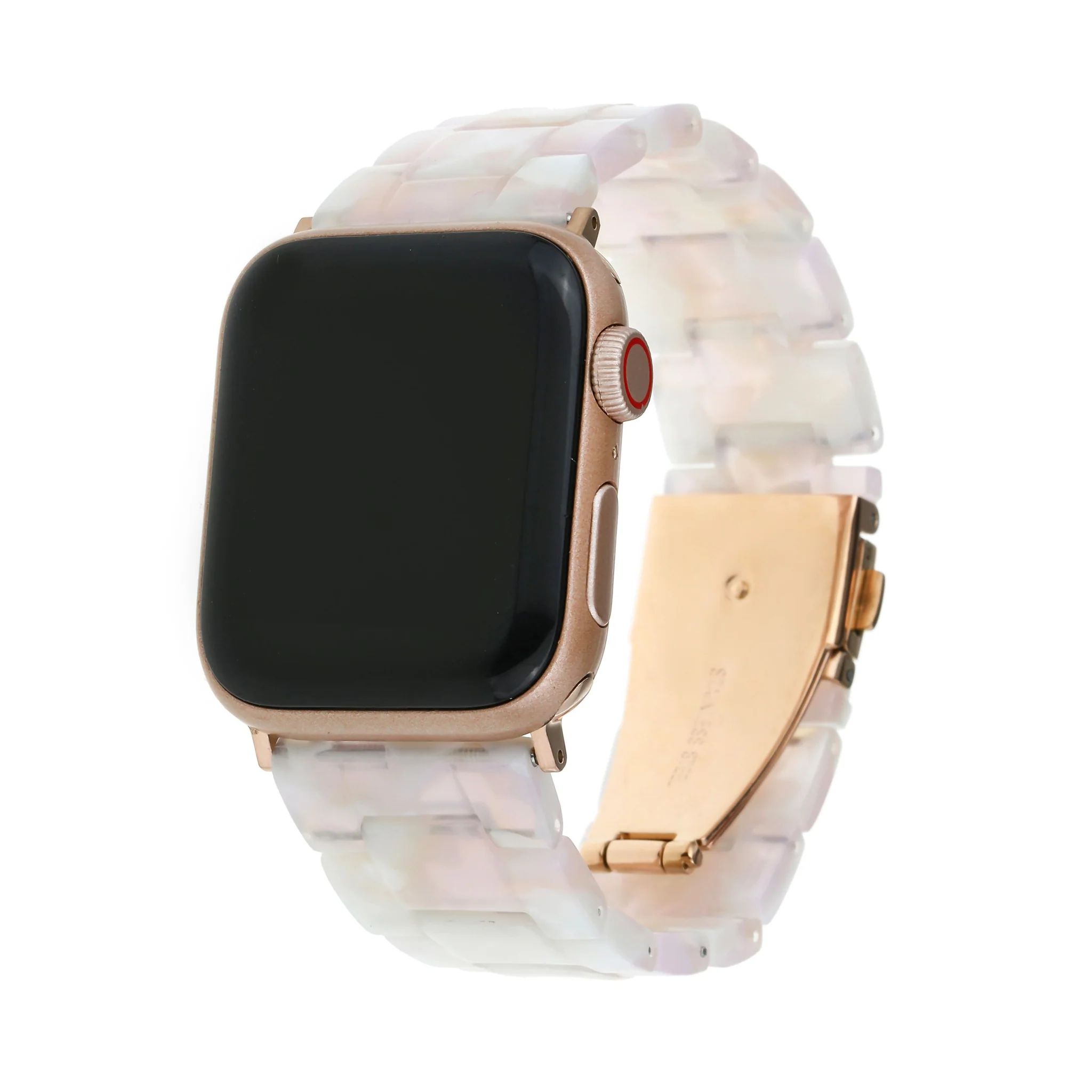 Acrylic Apple Watch Strap - Rose Quartz | Victoria Emerson