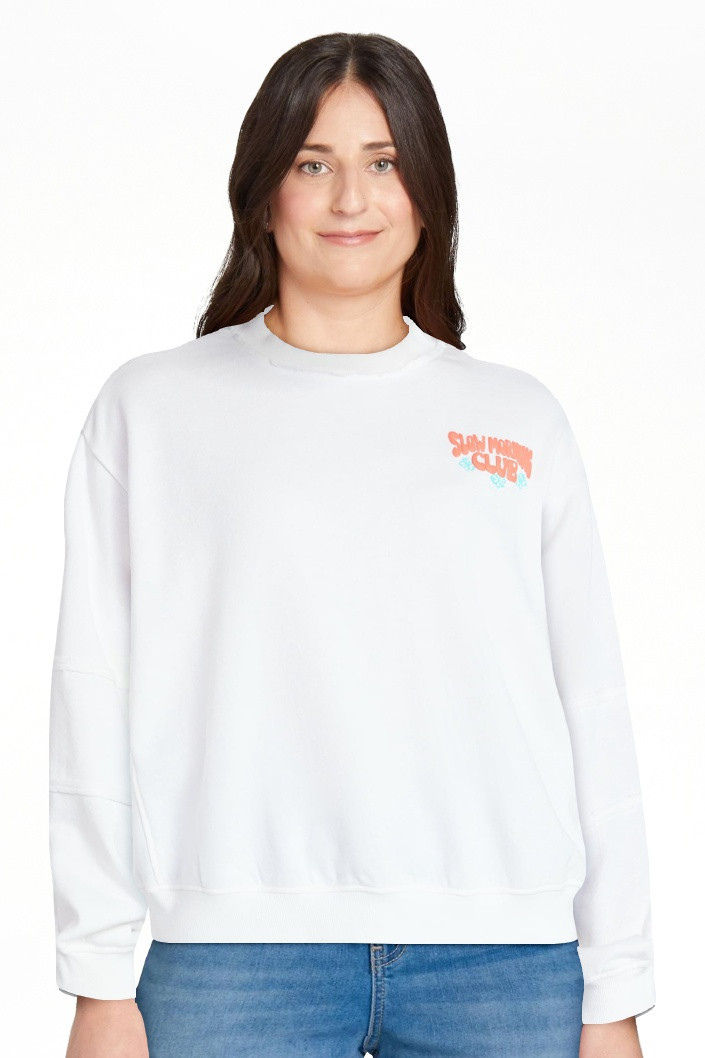 Mother\u2019s Day Women\u2019s Slow Morning Graphic Sweatshirt from Way to Celebrate, Sizes S-XXX... | Walmart (US)