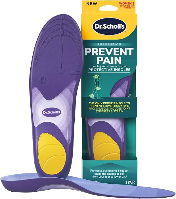 Dr. Scholl\u2019s Prevent Pain Insoles for Women, The Only Proven Insole to Prevent Lower Body Pa... | Amazon (US)