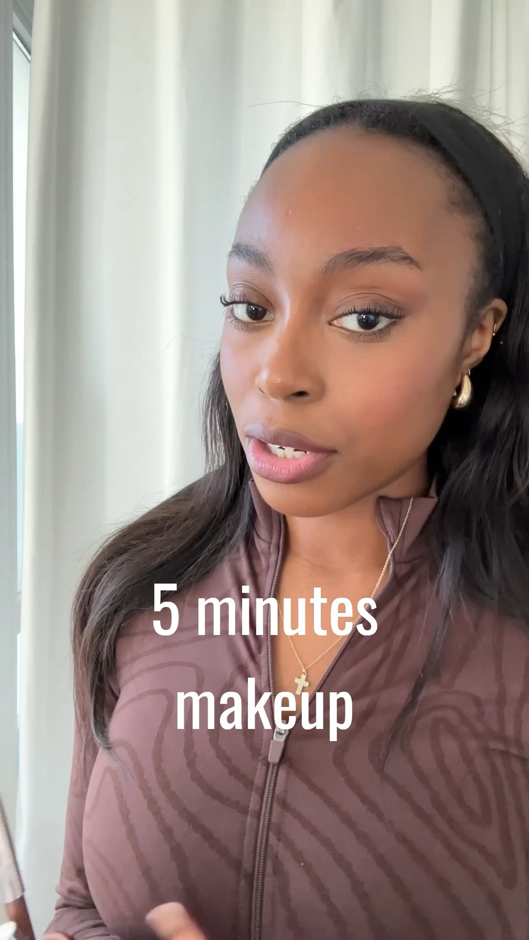 5 minutes makeup - black girl clean girl makeup 🫧🎀✨

#LTKeurope #LTKbeauty #LTKfrance