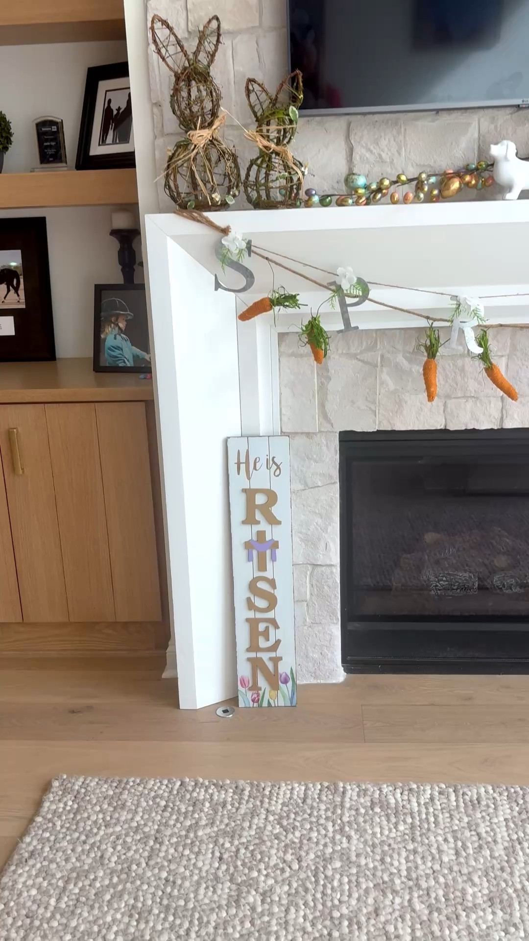 A little Easter decor. All from hobby lobby but tagged some target items I like   