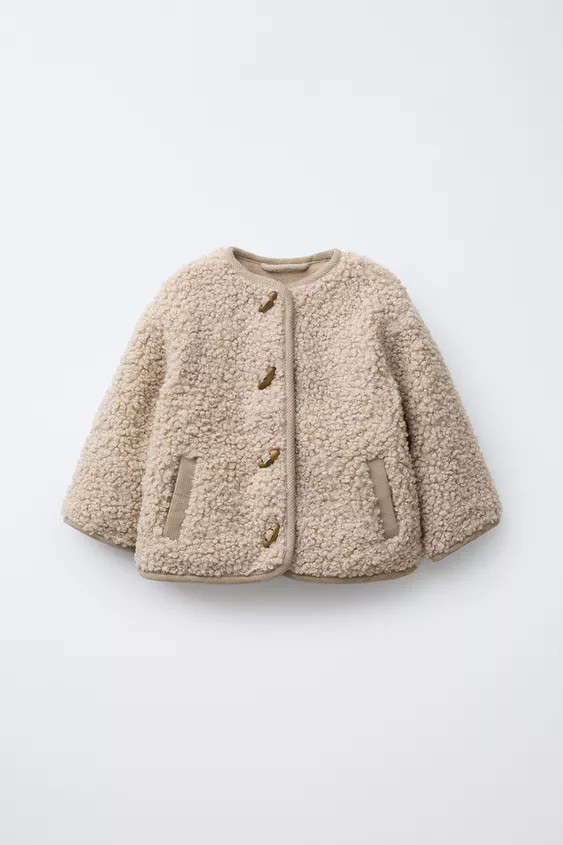 FLEECE TOGGLE JACKET | Zara US