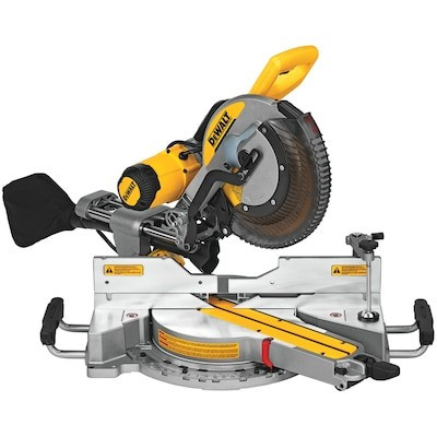 DEWALT 12-in 15 Amps Dual Bevel Sliding Compound Corded Miter Saw Lowes.com | Lowe's