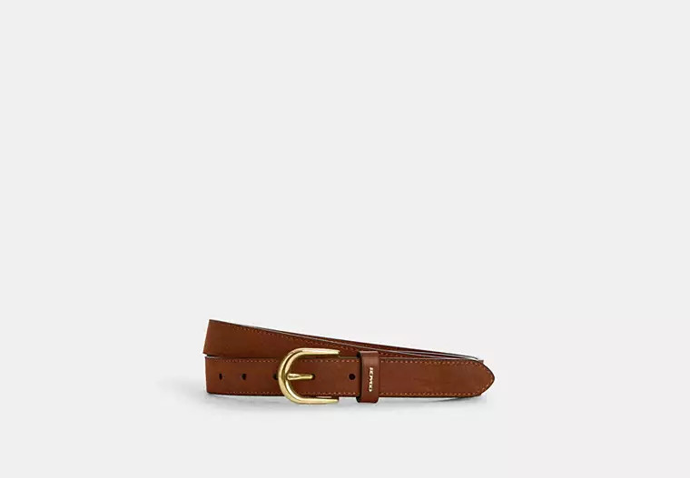 Classic Buckle Belt In Suede, 25 Mm | Coach Outlet US