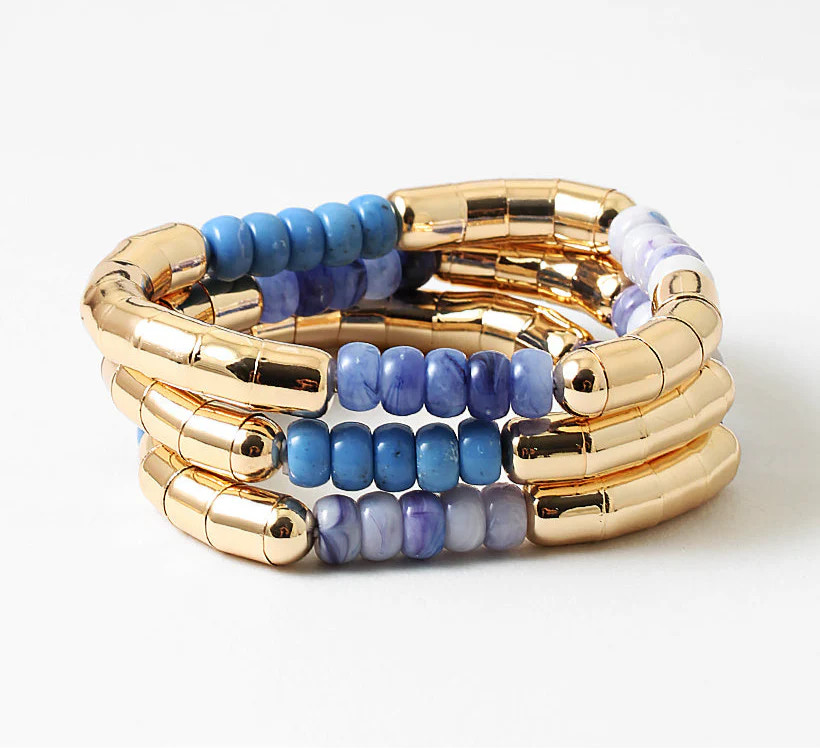 Coast of Carolina Bracelet Stack (set of three) | Erin McDermott Jewelry