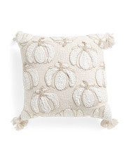 20x20 Textured Pumpkin Pillow | Marshalls