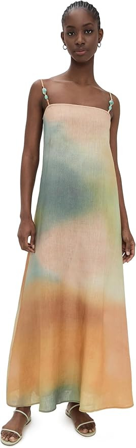 STAUD Women's Laura Linen Dress | Amazon (US)