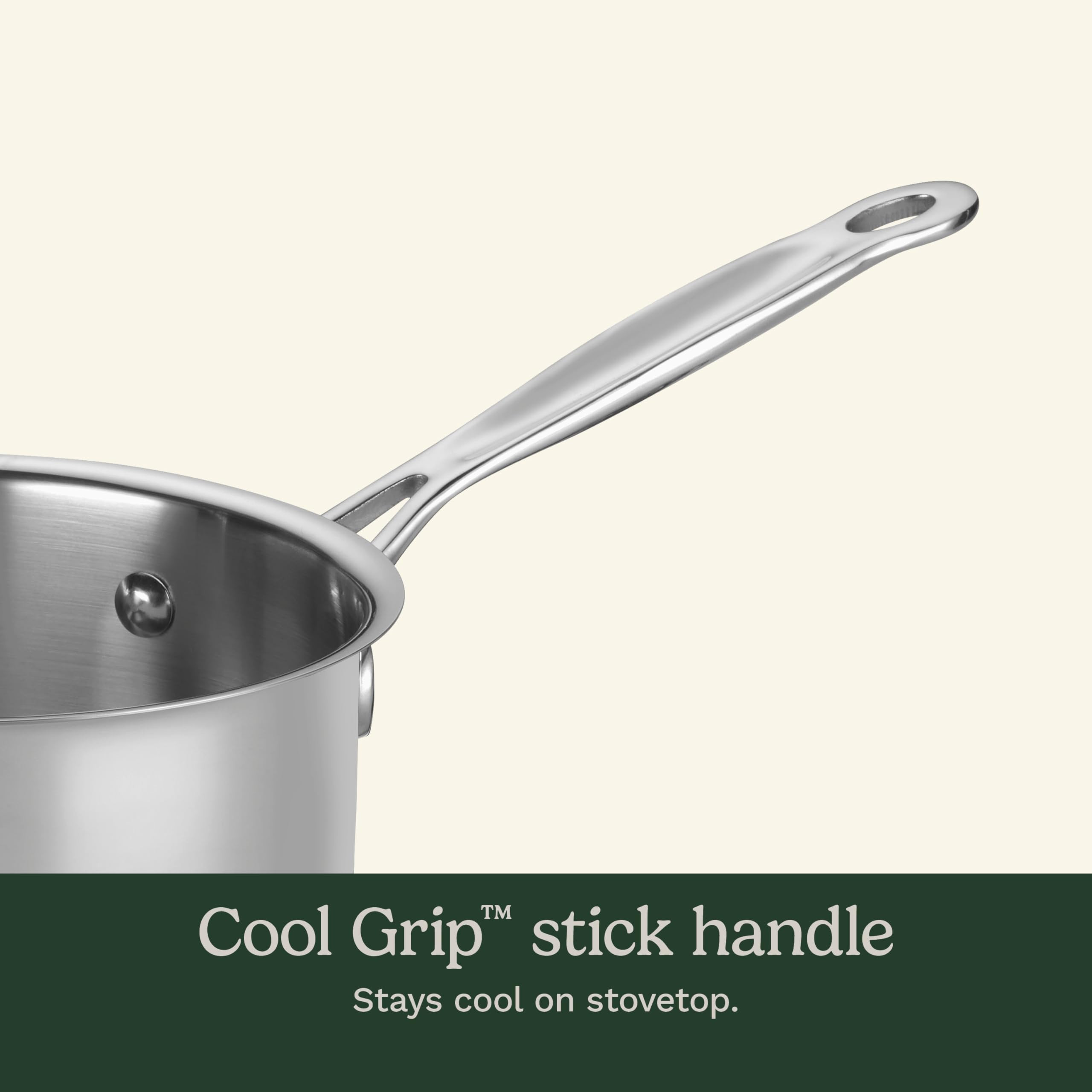 Cuisinart 1.5 Quart Saucepan w/Cover, Chef's Classic Stainless Steel Cookware Collection, 719-16 | Amazon (US)