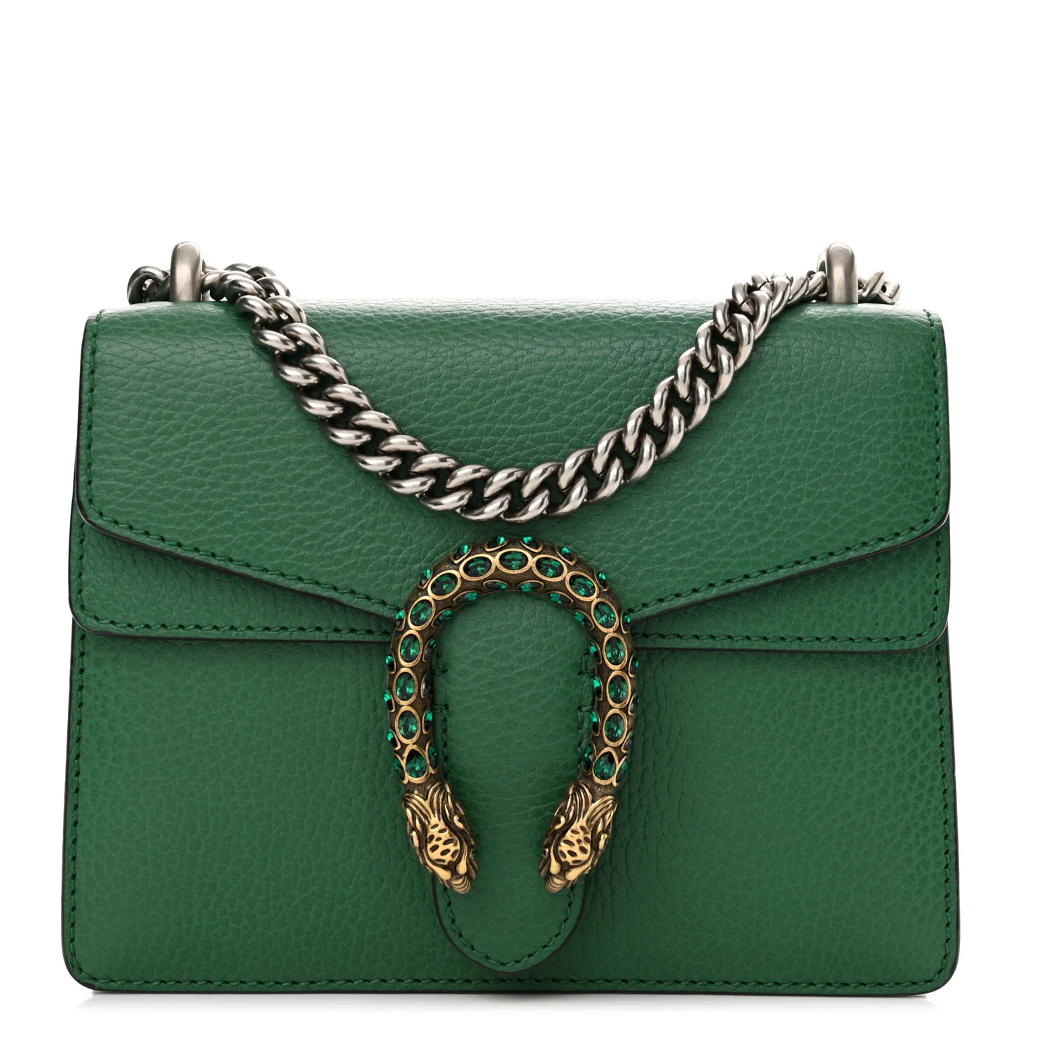 Calfskin Mini Dionysus Shoulder Bag Emerald | FASHIONPHILE (US)