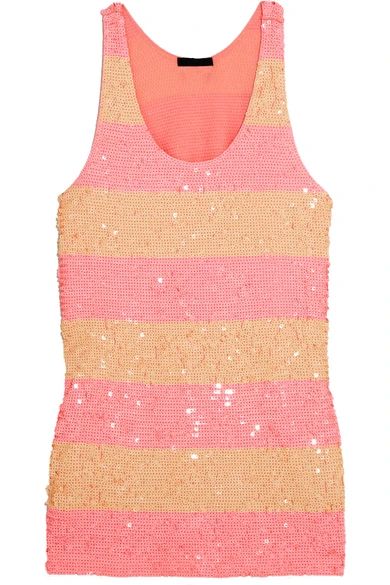 J.Crew - Collection Sequined Cotton Tunic - Pink | NET-A-PORTER (US)