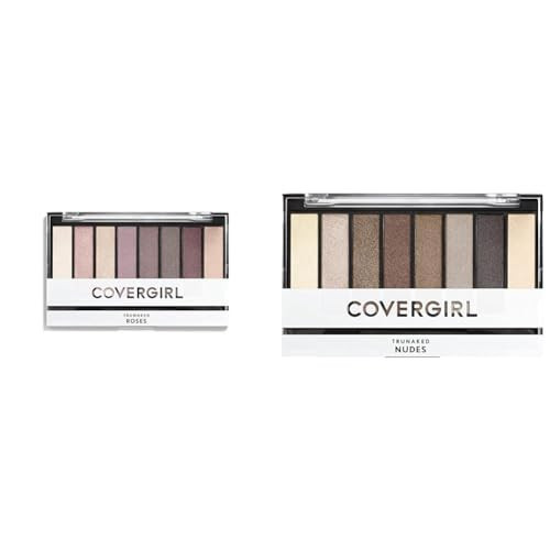 COVERGIRL Trunaked Eyeshadow Palette, Roses 815, 0.23 Ounce and Nudes 805, 0.23 Ounce Eyeshadow Palettes (2-Pack) | Amazon (US)