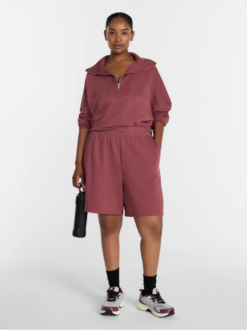 Athletic Works Women's and Women's Plus Bermuda Shorts, 7'' Inseam, Sizes XS-4X | Walmart (US)