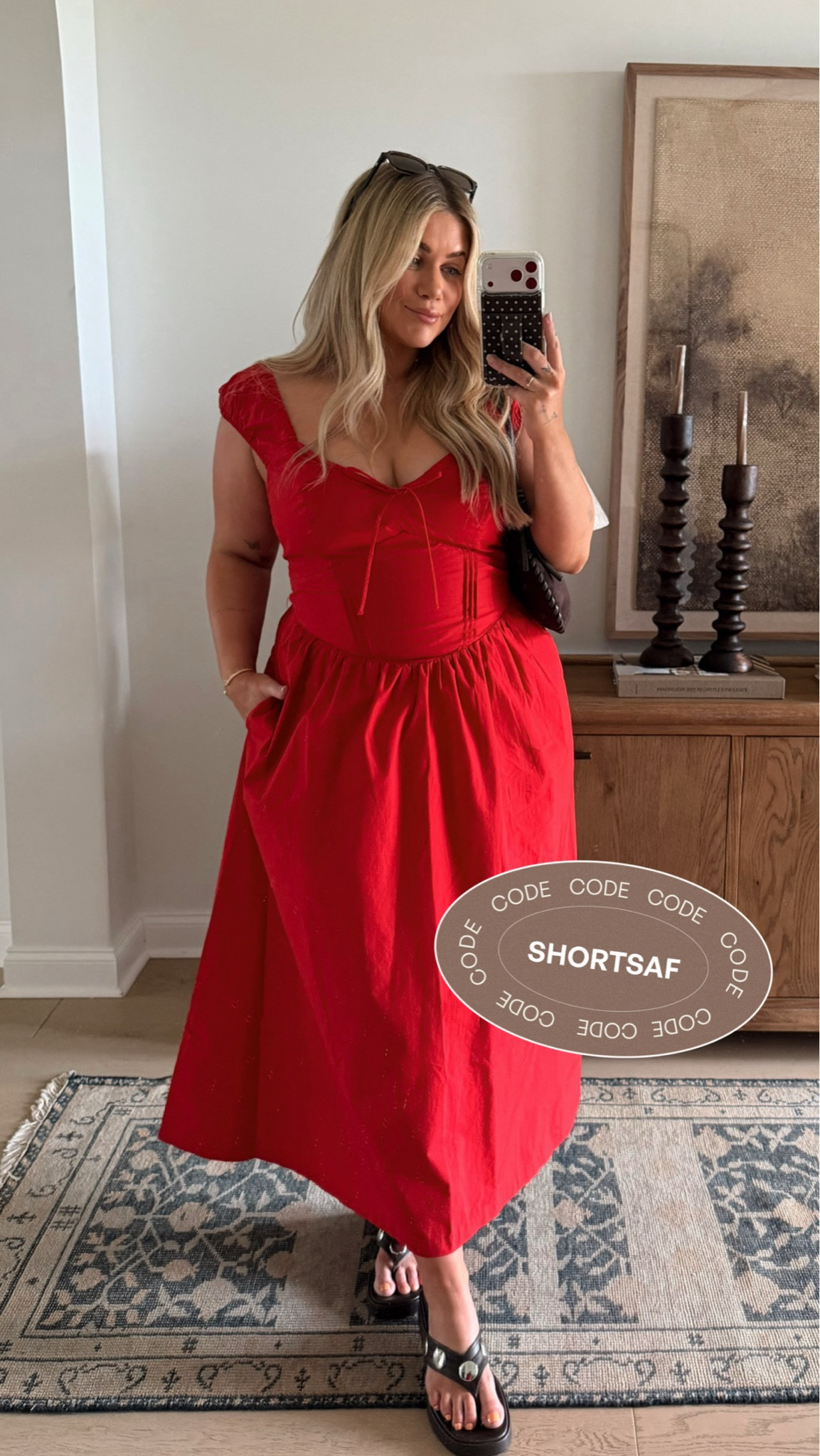 Abercrombie sale this weekend plus code ‘SHORTSAF’ will get you an additional 15% off ❤️ I’m in a large in this dress

#LTKootd #LTKSaleAlert #LTKMidsize