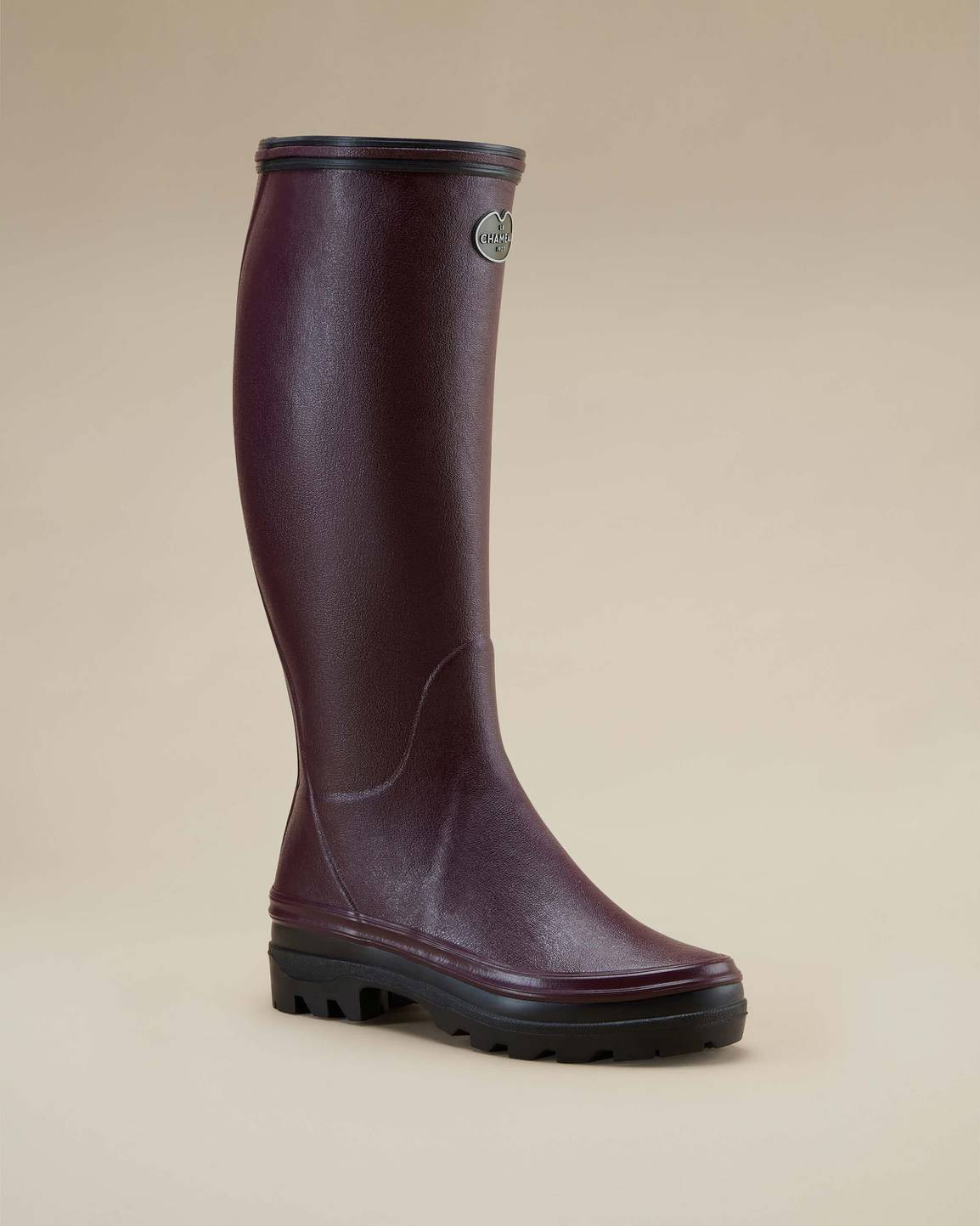 Women's Giverny Jersey Lined Boot Red | Le Chameau Walking Boots | Le Chameau
