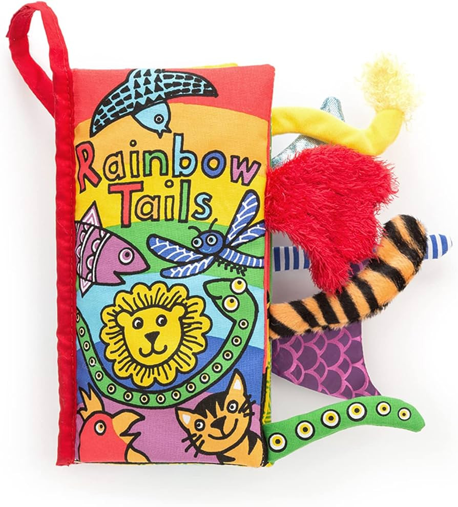 Jellycat Rainbow Tails: A Soft Activity Baby Book Children's Book | Baby Gift | Amazon (US)