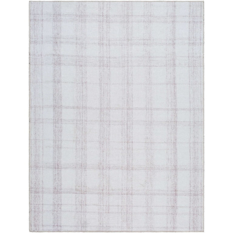 My Texas House Everyday Living Reese Natural Plaid Indoor Washable 5' x 8' Area Rug - Walmart.com | Walmart (US)