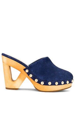 x REVOLVE Cut Out Clog in Navy | Revolve Clothing (Global)