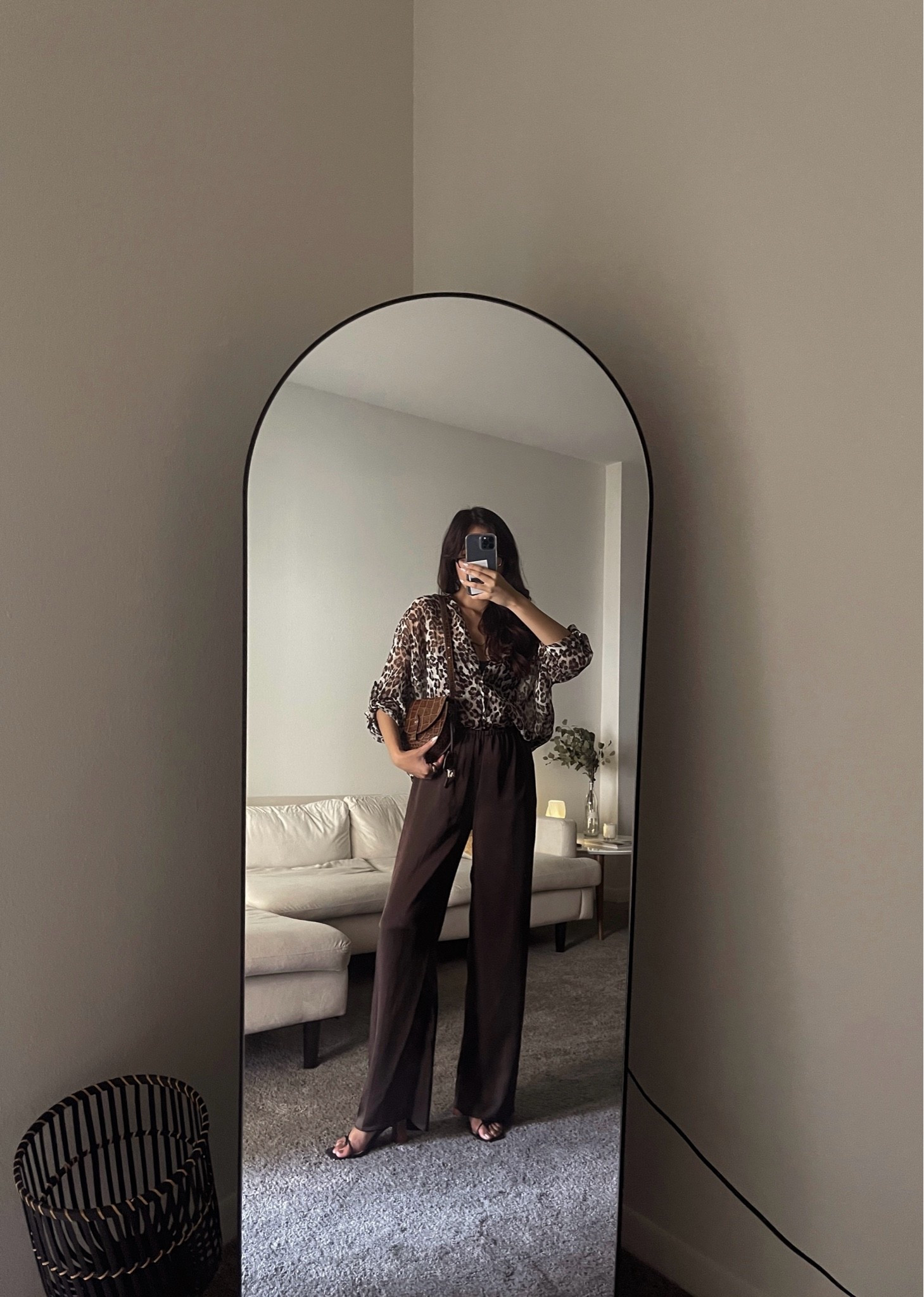 I’ll never not love wearing any shade of brown or a good animal print. 🤎

I paired this vintage leopard print blouse with a pair of dark brown satin pants and a matching brown purse. It’s casual enough as a summer outfit but can be dressed up just as easily, like it did here.

Linking similar blouses and silky satin pants below 👜

business casual workwear, date night outfits, travel outfits, work outfits, fall trends, summer trends

#LTKootd #LTKgrwm #LTKdayinmylife