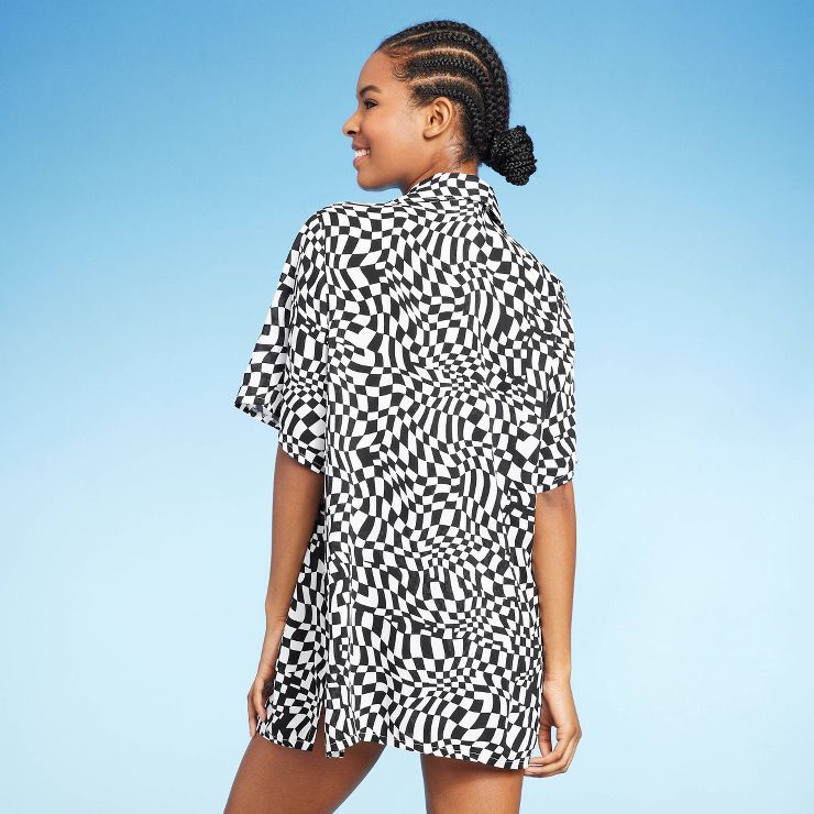 Women's Button-Up Cover Up Short Sleeve Shirtdress - Wild Fable™ | Target