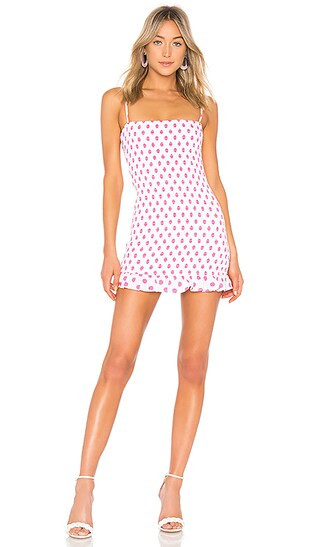 Burson Dress in Hot Pink | Revolve Clothing (Global)