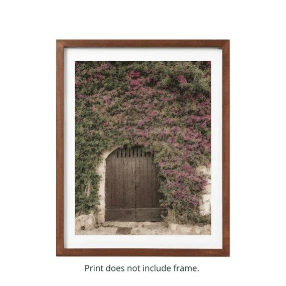 Painting Inspired Wooden Flower Doorway Print, South of France, French Riviera | Etsy (US)