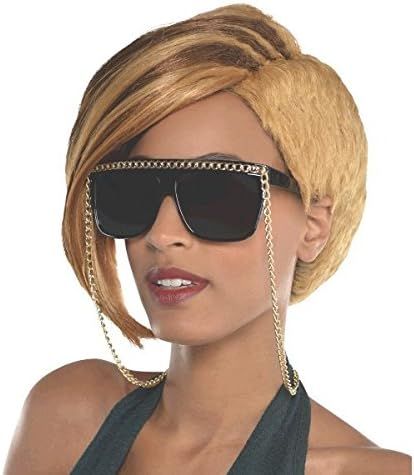 amscan Hip Hop Sunglasses | Shady,Black,5 3/4" x 2 1/4" | Amazon (US)