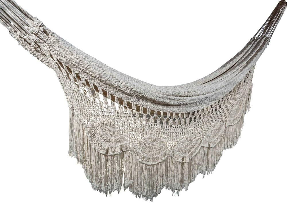 Handmade Macrame Mayan Hammock, Matrimonal Hammock, Double Hammock, Brazilian Hammock - Made with... | Amazon (US)