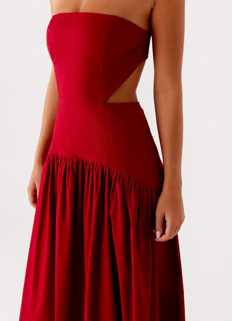Aamari Maxi Dress - Red | Peppermayo (Global)