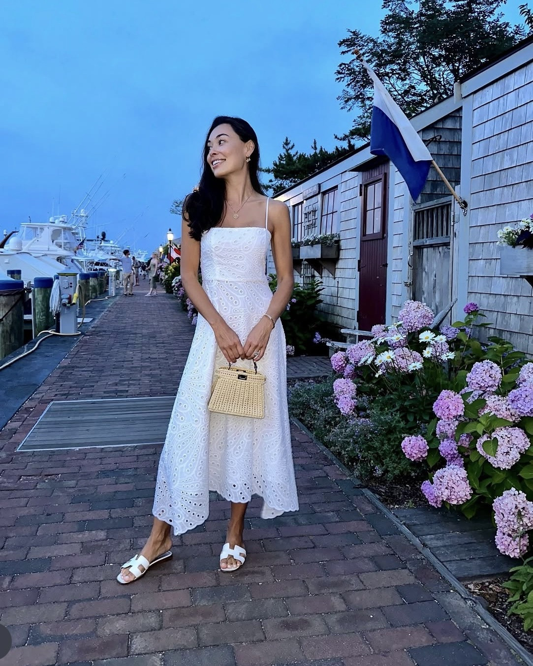 Nantucket date night outfit, Everyone Loves The Weekend dress, white eyelet dress, classic style. 

#LTKSaleAlert #LTKStyleTip #LTKSeasonal